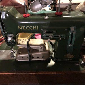 Necchi Sewing Machine with case